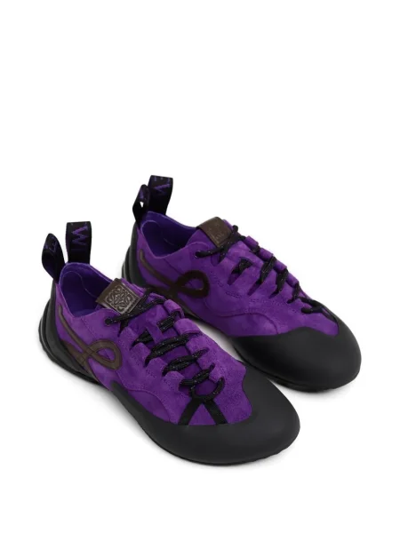 Sneakers Loewe με κορδόνια με δαντέλα μωβ