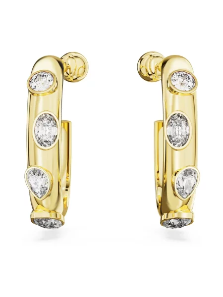 Kolczyki Swarovski żółte