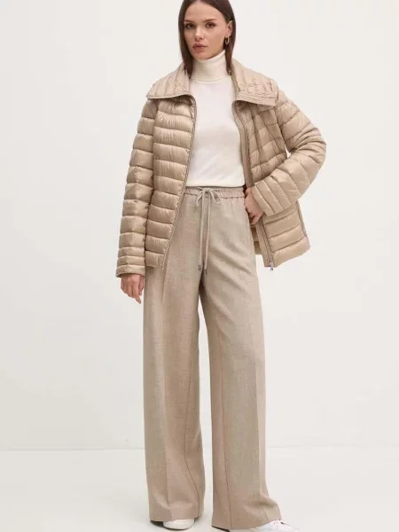 Светр з домішкою шовку Lauren Ralph Lauren легкий гольф бежевий