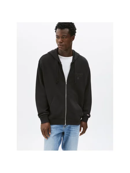 Tommy Jeans Mikina Varsity černá