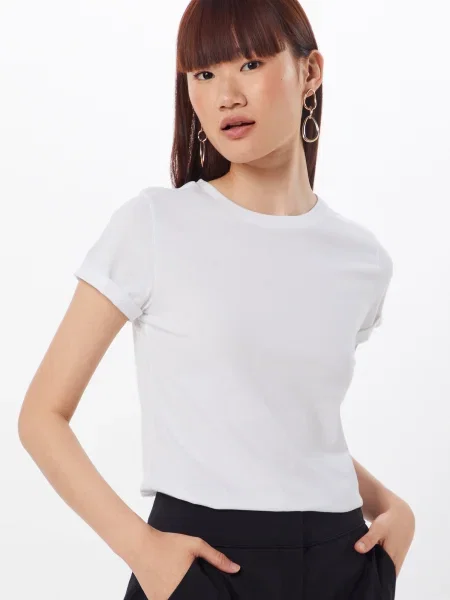 HUGO Tricou murdar alb