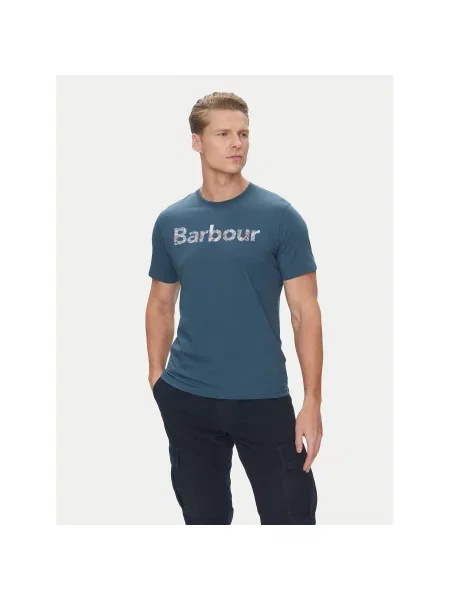 Barbour Marškinėliai Devon Tamsiai mėlyna
