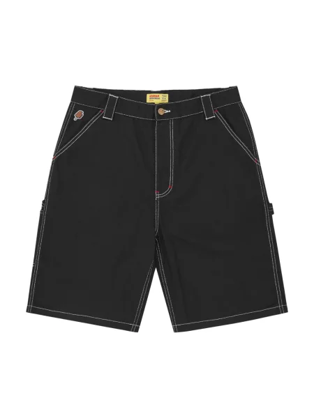 ICECREAM szorty jeansowe Canvas Carpenter Shorts czarny