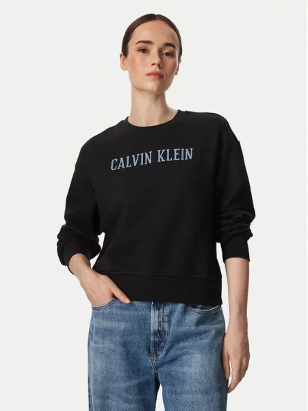 Calvin Klein Jeans Bluza Varsity czarny