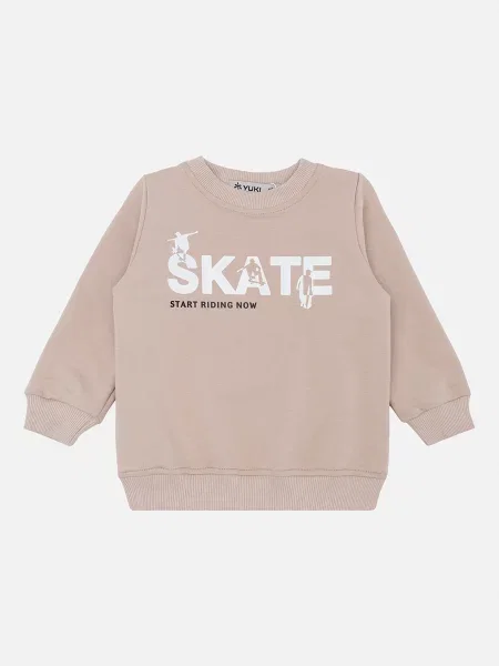 Дитячий Світшот YUKI бежевий