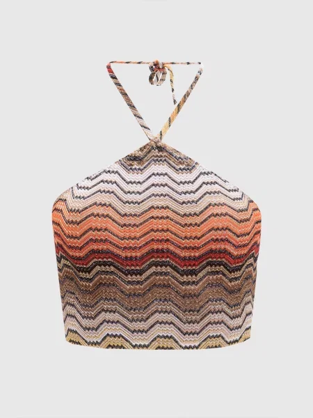 Топ у візерунок з відкритою спиною Missoni