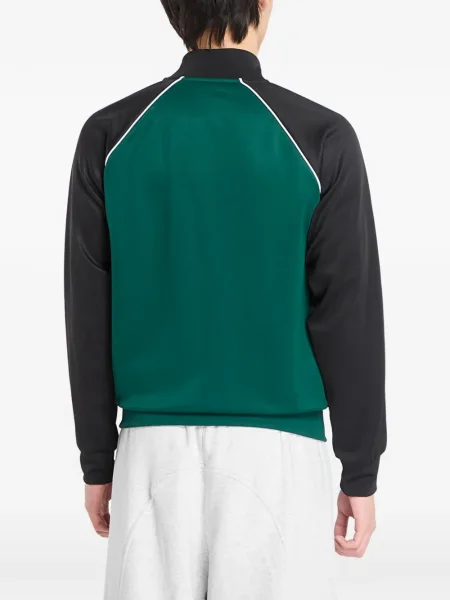 Długie legginsy Adidas z nadrukiem w paski niebieskie