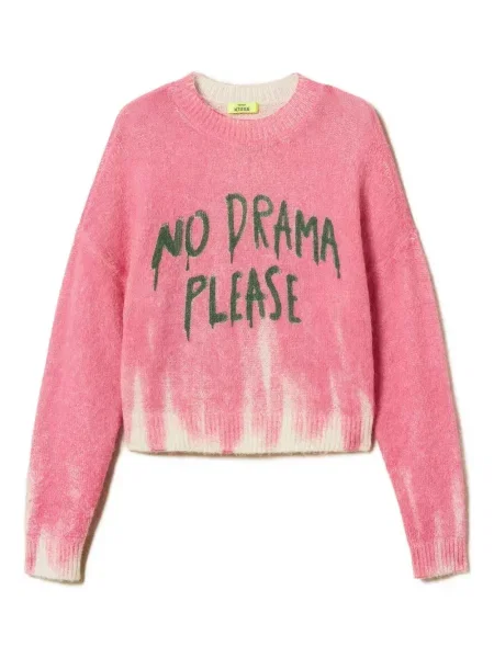 Pulover Twinset cu legături roz