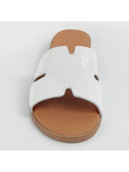 Pantofi Purapiel alb