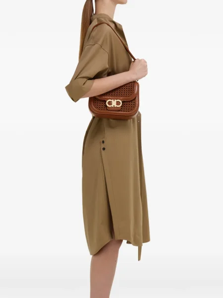 Geanta crossbody Ferragamo maro