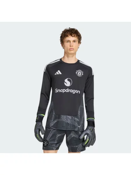 Koszulka bramkarska z długim rękawem Manchester United czarna
