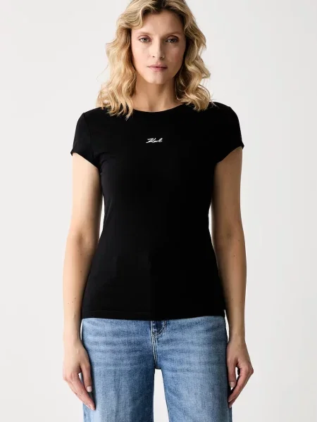 Karl Lagerfeld tricou pentru femei din cu pachet de 2 bej