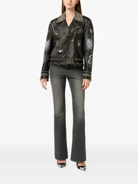 Geacă Philipp Plein cu tepi negru