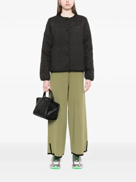 Pantaloni Karl Lagerfeld tricotate verde