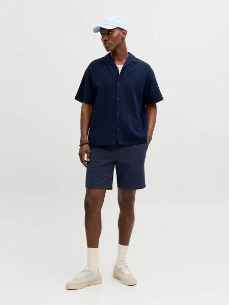 Повседневные короткие шорты Jack & Jones синие