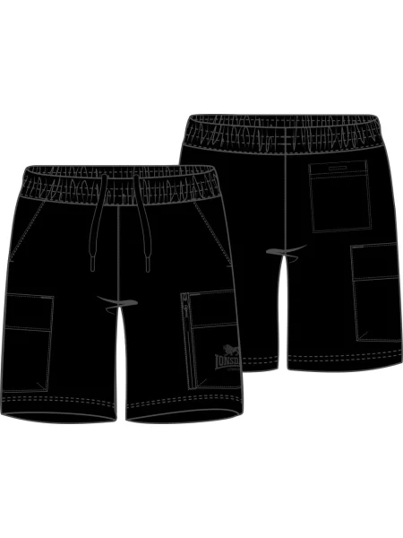 Pantaloni scurți Lonsdale negru