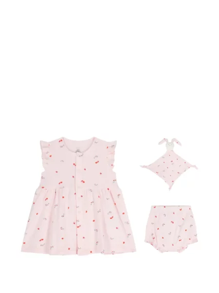 Рокля Petit Bateau розово