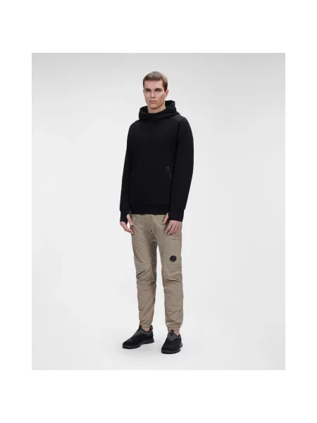 Bluza z kapturem C.p. Company polarowa z kapturem czarna