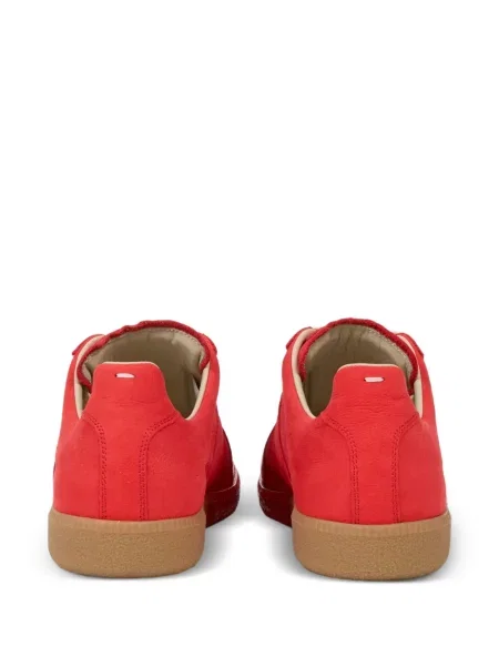 Sneakerși Maison Margiela din piele roșu