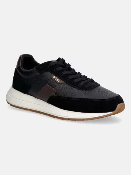 BOSS Vinston sneakers pentru bărbați din piele negru