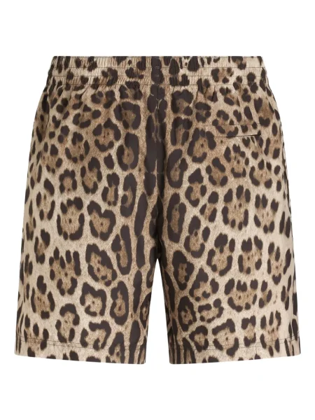 Slip de baie Dolce & Gabbana cu imagine cu model leopard