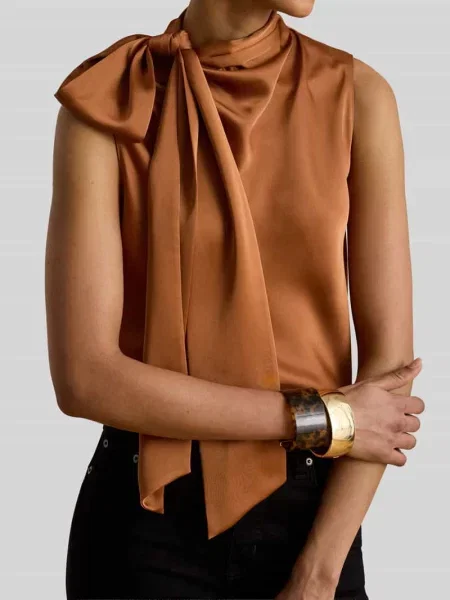 Top Lauren Ralph Lauren z kokardką