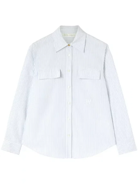 Haftowana koszula Palm Angels niebieska