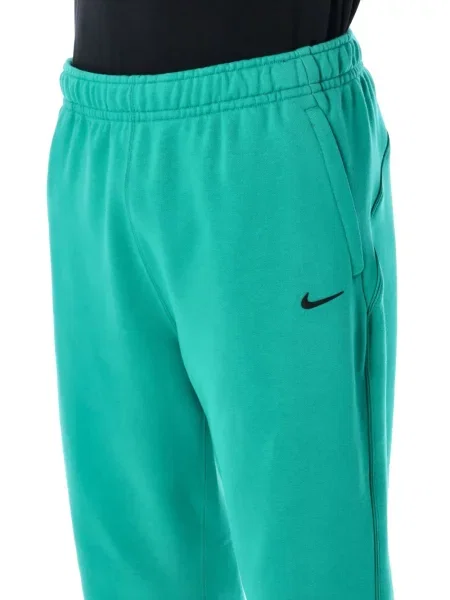 Iš natūralios odos retro stiliaus kelnės Nike apvaliu kaklu ruda
