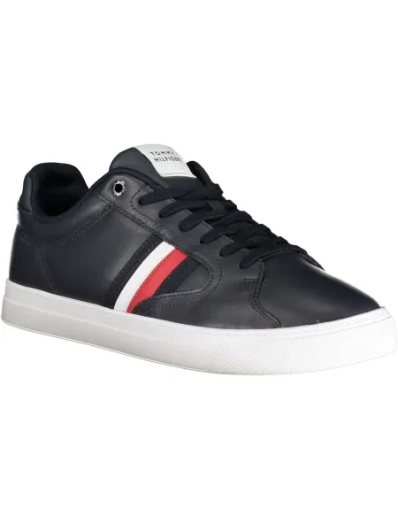 Teniși Tommy Hilfiger cu toc jos cu dungi