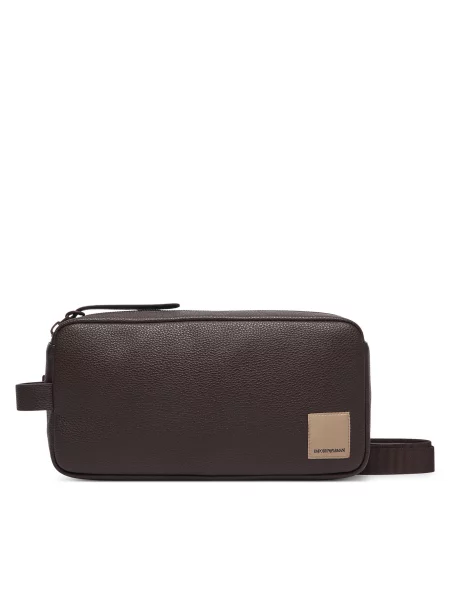 Geantă crossover Emporio Armani maro