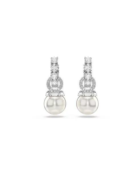 Kolczyki Swarovski szare