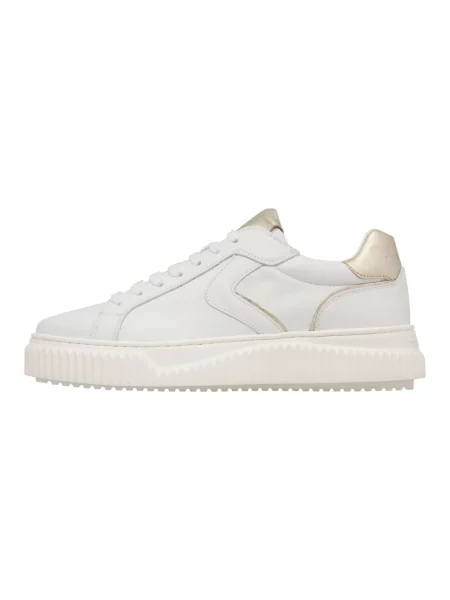 Sneakersy Voile Blanche skórzane białe