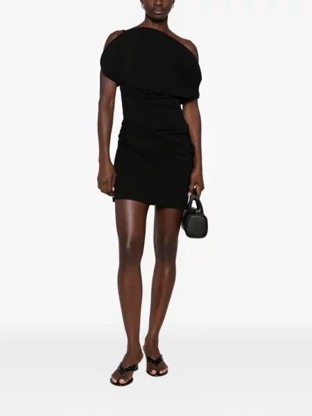 Rochie mini Simkhai drapată negru