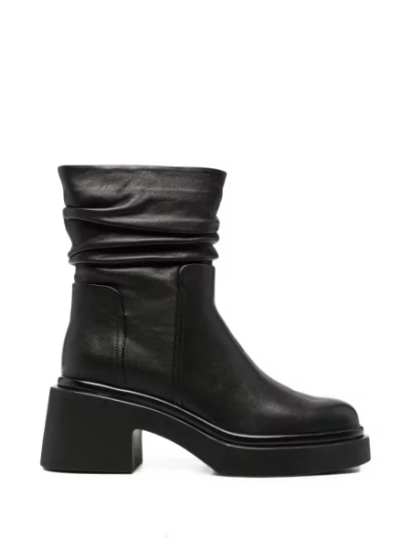 Botine Bruno Premi cu platformă cu volane negru