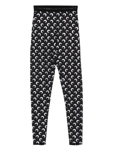 Leggings Marine Serre cu imagine negru
