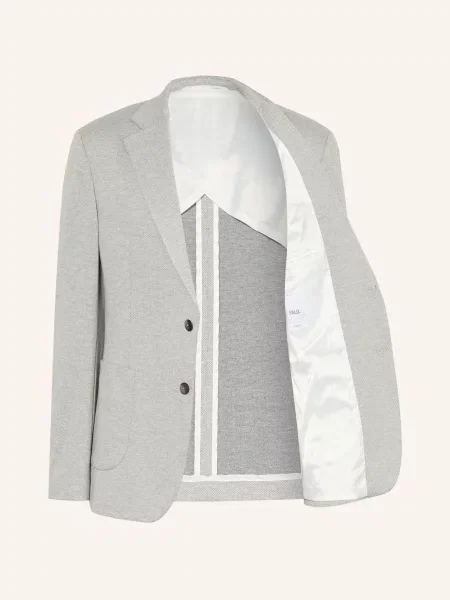 Paul Marynarka Slim Fit Z Dżerseju grau