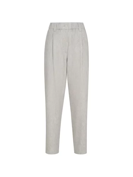 Pantaloni Brunello Cucinelli de lână gri