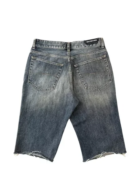 Džínové šortky Balenciaga modré