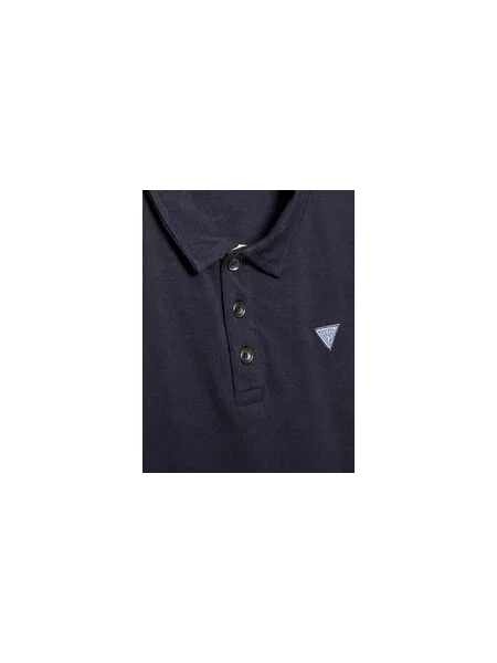 Guess Pólóing Regular Fit sötétkék