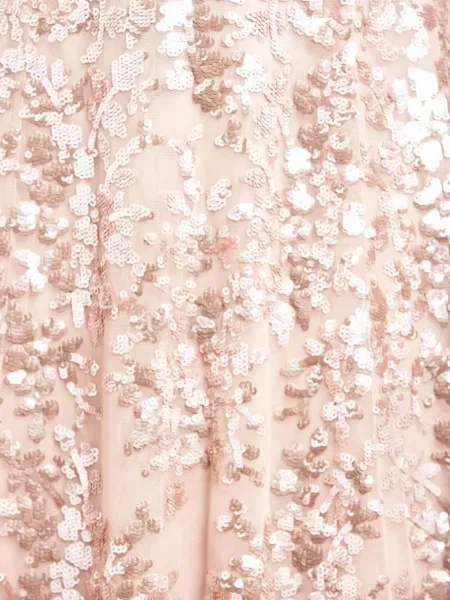 Rochie midi Needle & Thread până la genunchi de costum roz
