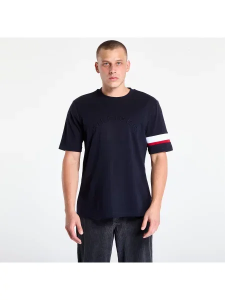 Тениска Tommy Hilfiger Rwb Insert Tee Desert Sky S