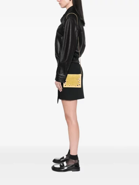 Náhrdelník Bottega Veneta Pre-owned se cvočky žlutý