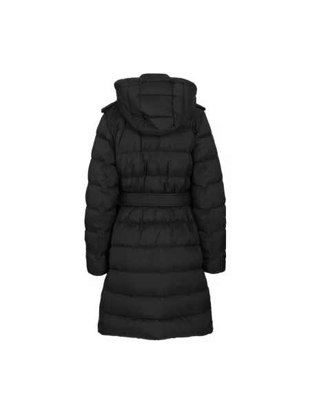 Kurtka puchowa Burberry z kapturem czarna