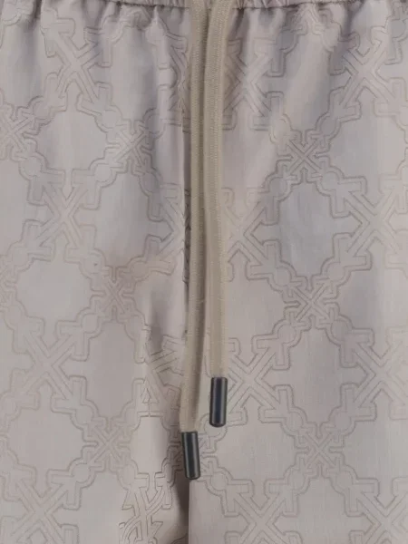 Pantaloni Off-white alb
