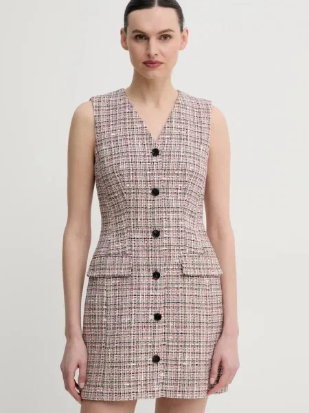 Theory rochie mini mulata roz