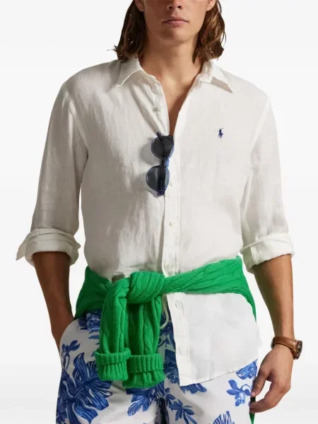 Scurt cămașă Polo Ralph Lauren cu cordon tricotate albastru