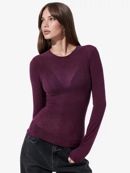 Busem Majica Blusen burgund
