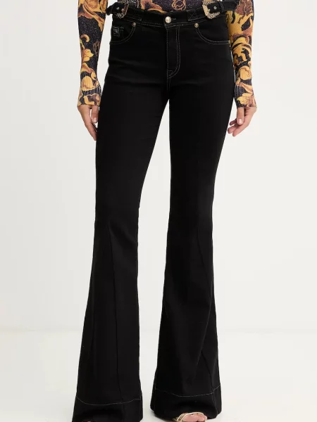 Versace Jeans Couture Blugi Straight Fit negru