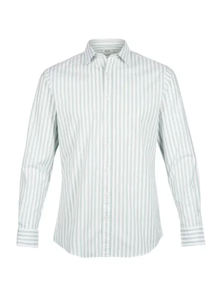 Shiwi Košile Orlando pastelově / offwhite zelená