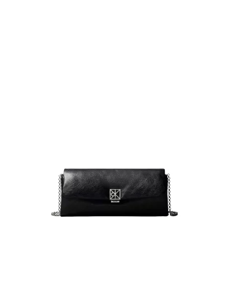 Calvin Klein Geantă Emblem Hw Padded Clutch negru